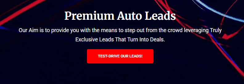 Premium auto leads
