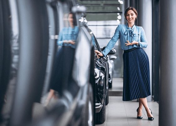 car sales person